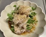 豚バラと水菜のゴマポン巻き作り方4写真