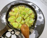 空豆としらすのアヒージョ作り方3写真