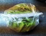 アイラップで！水菜と塩昆布の温玉サラダ作り方3写真