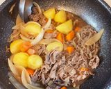 パパが休日に作る『肉じゃが』作り方4写真