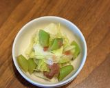 キャベツとスナップえんどうの梅塩和え作り方9写真