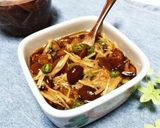 めんつゆいらず なめ茸とめかぶの流水麺作り方3写真