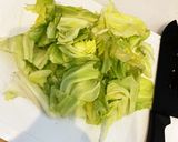 生わかめとタケノコのトマトパスタ作り方2写真
