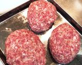 簡単　キノコの煮込みハンバーグ作り方2写真