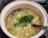 春の味♪ニガタケとあおさのおみそ汁作り方4写真