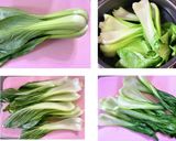 チンゲン菜の豚肉巻き(トマト煮)作り方1写真