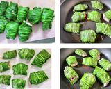 チンゲン菜の豚肉巻き(トマト煮)作り方3写真