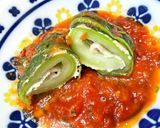 チンゲン菜の豚肉巻き(トマト煮)作り方9写真