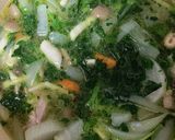 鶏肉の洋風味噌汁作り方5写真