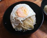 目玉焼きのっけ丼！もやし作り方3写真