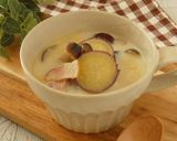 さつま芋とベーコンの豆乳スープ作り方6写真