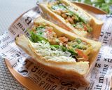 ボリュームたっぷり★簡単メンチカツサンド作り方14写真