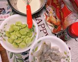 春にも！海老と空豆の天ぷら作り方1写真