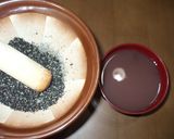 小豆缶詰で黒ゴマ汁粉♪むくみに簡単薬膳作り方3写真