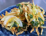 甘くて美味しい・新玉ねぎのかき揚げ作り方8写真