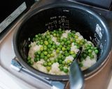 ほんのり塩味♫グリンピースご飯。作り方3写真