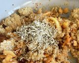 味付け不要！キヌアで納豆キムチチャーハン作り方3写真
