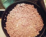 豚挽き肉とセロリのガーリックオイル炒め作り方2写真