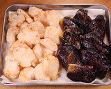 鶏むね肉と茄子の☆涼風みぞれ揚げびたし作り方3写真