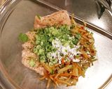 きんぴら！鶏バーグ作り方2写真