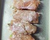 アスパラチーズえのきささみ巻き作り方6写真