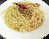 鶏皮ペペロンチーノ作り方4写真