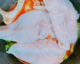 ひとつの鍋で♪煮込みハンバーグとチキン作り方8写真