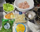ライスペーパーのつくねの大葉入り作り方1写真