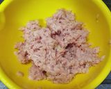 ライスペーパーのつくねの大葉入り作り方5写真