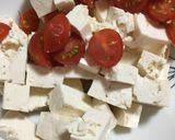 木綿豆腐とプチトマトのはちみつサラダ作り方1写真