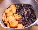 鶏むね肉と茄子の☆涼風みぞれ揚げびたし作り方5写真