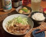 味濃いめ！生姜焼き定食✨作り方8写真