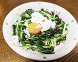 アイラップで！水菜と塩昆布の温玉サラダ作り方7写真
