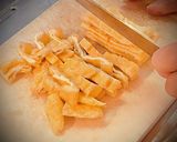 カブ(大根)の葉と油揚げの煮物作り方3写真