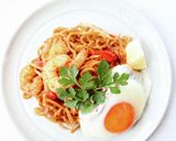 ピリッと濃厚美味しい【サンバルナポリタン作り方10写真