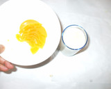 黄桃豆乳スムージー♪簡単咳咽の乾燥に薬膳作り方4写真