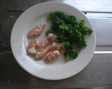 ♪菜の花のマヨ焼きうどん♪作り方1写真