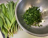 山菜料理-不放蒜也蒜! ★行者大蒜水餃★作り方3写真