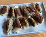 山菜料理-不放蒜也蒜! ★行者大蒜水餃★作り方7写真