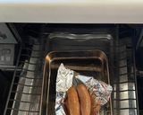 ハンバーグとウインナーでトーストサンド作り方3写真
