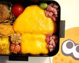 スプラトゥーン で 応援 キャラ弁！作り方13写真