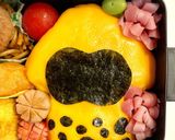 スプラトゥーン で 応援 キャラ弁！作り方14写真