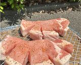 豪快★豚ロース肉の厚切りポークステーキ作り方3写真