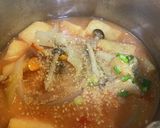 トマト缶消費に！トマト味噌汁作り方3写真