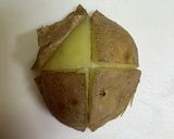 裏技バンザイ！じゃがいもを十字に切る作り方6写真