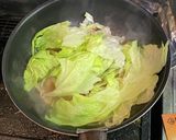 豚バラ肉とレタスのあんかけうどん作り方6写真
