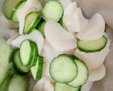 熟れすぎキーウイで帆立のサラダ♪作り方1写真