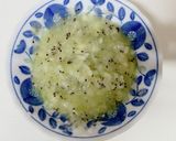 熟れすぎキーウイで帆立のサラダ♪作り方2写真