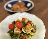 焼きズッキーニとミニトマトのサラダ作り方4写真