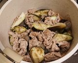 ナスとこんにゃく豚炒め作り方5写真